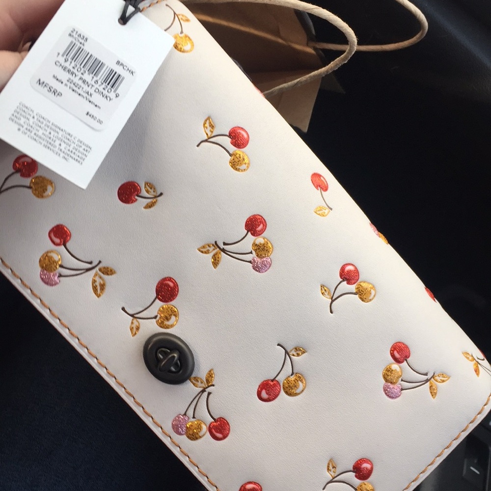 Coach Cherry Print Dinky